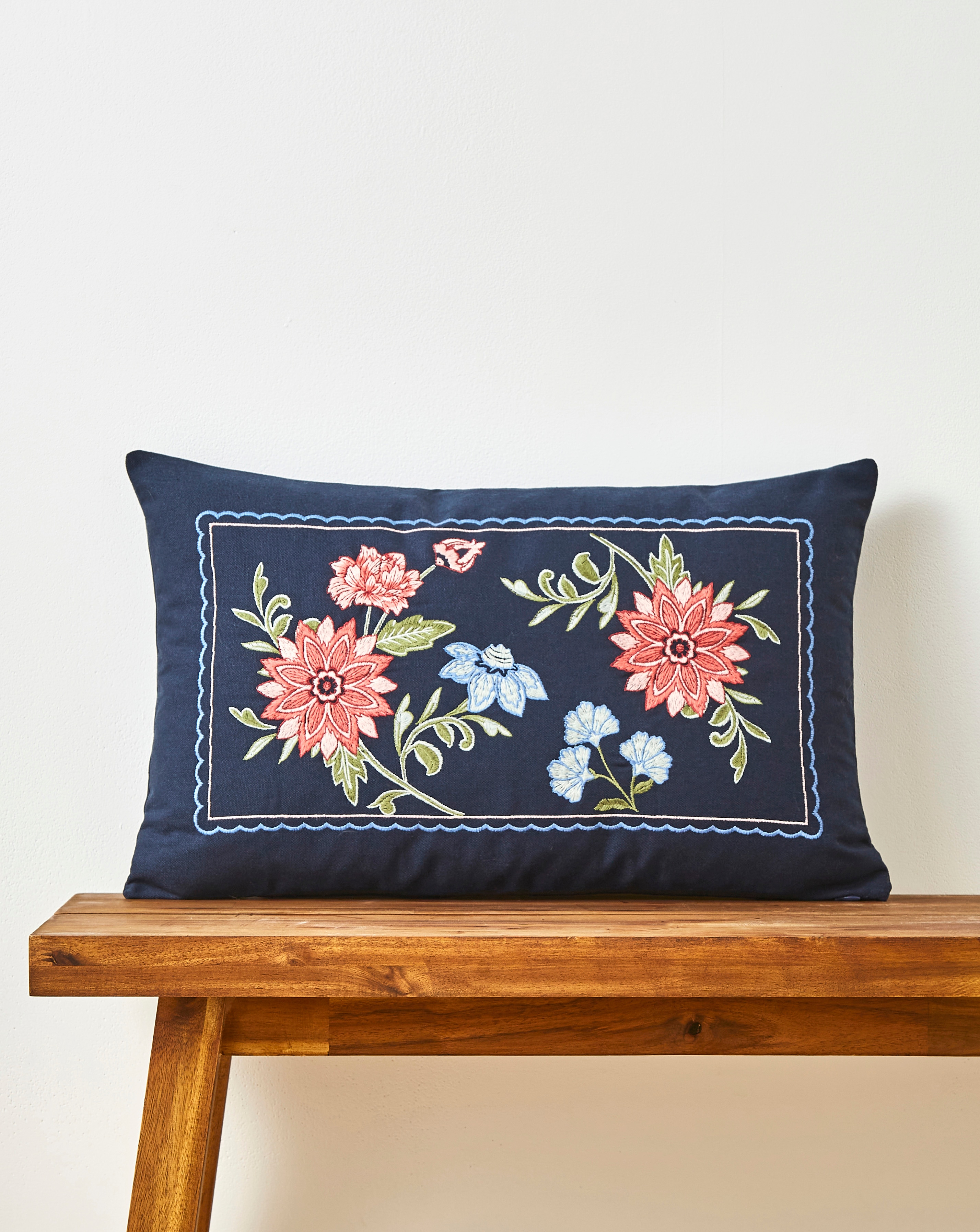 Astrid Vintage Embroidered Cushion