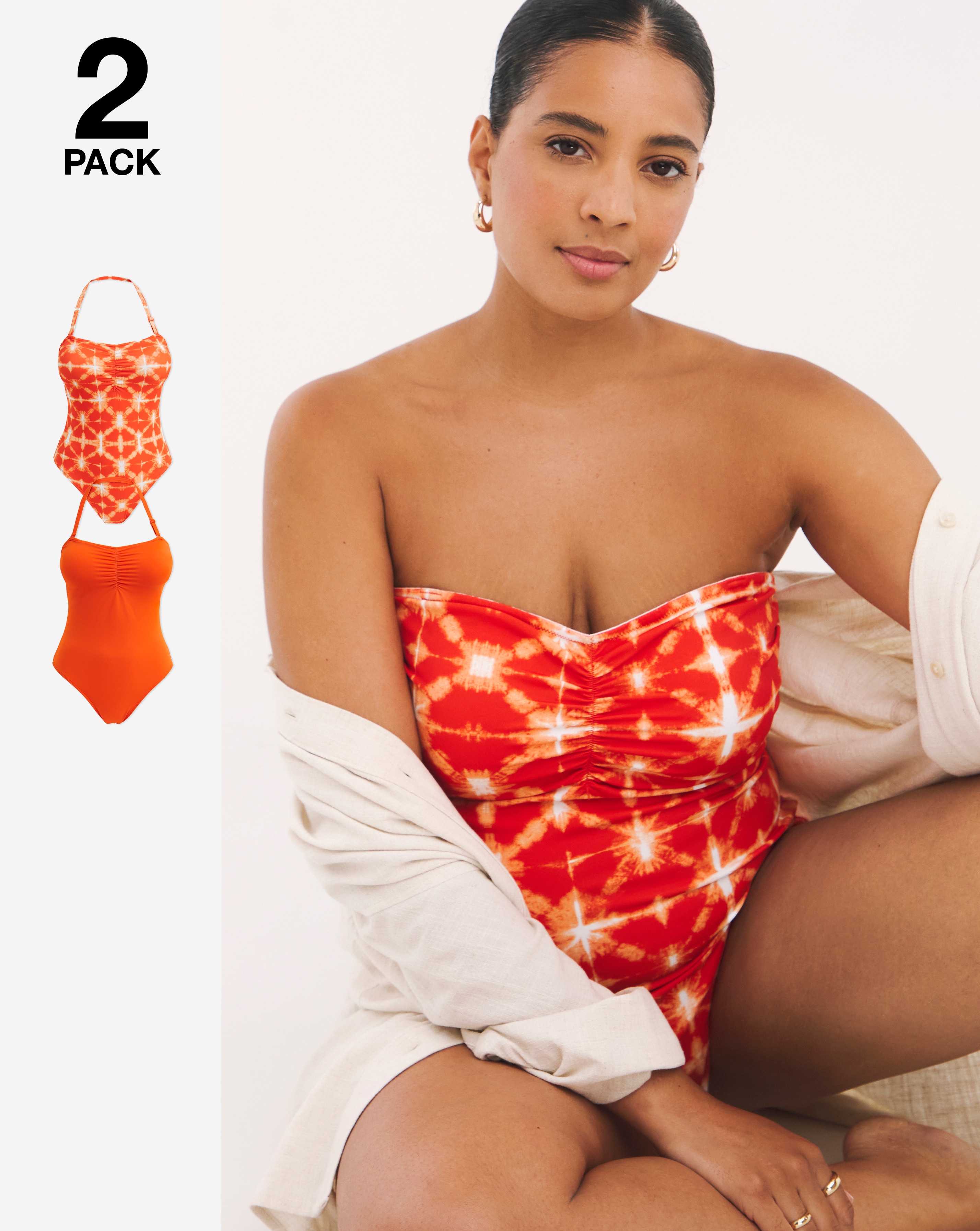 Value 2 Pack Bandeau Swimsuits