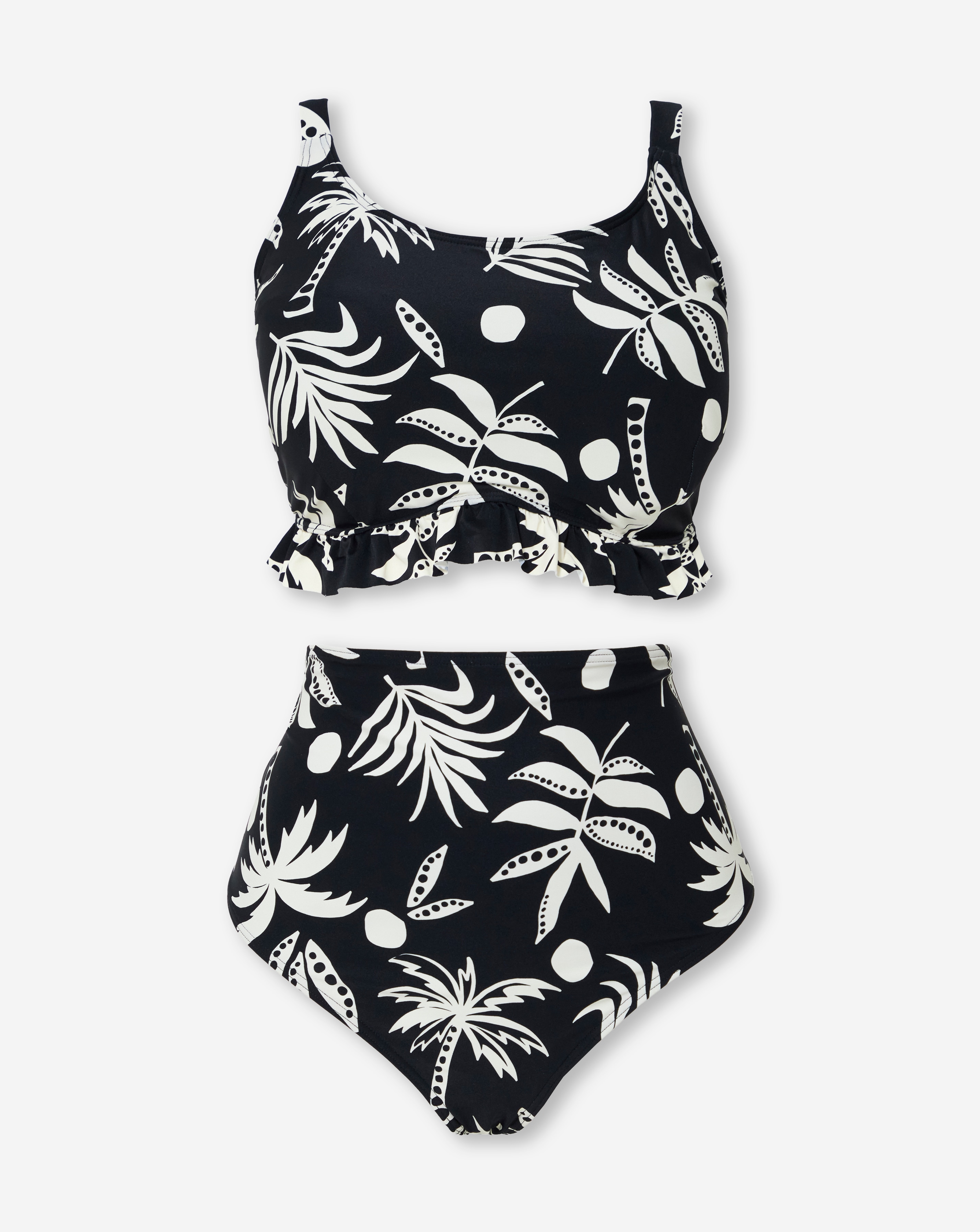 Ruffle Detail Bikini Set