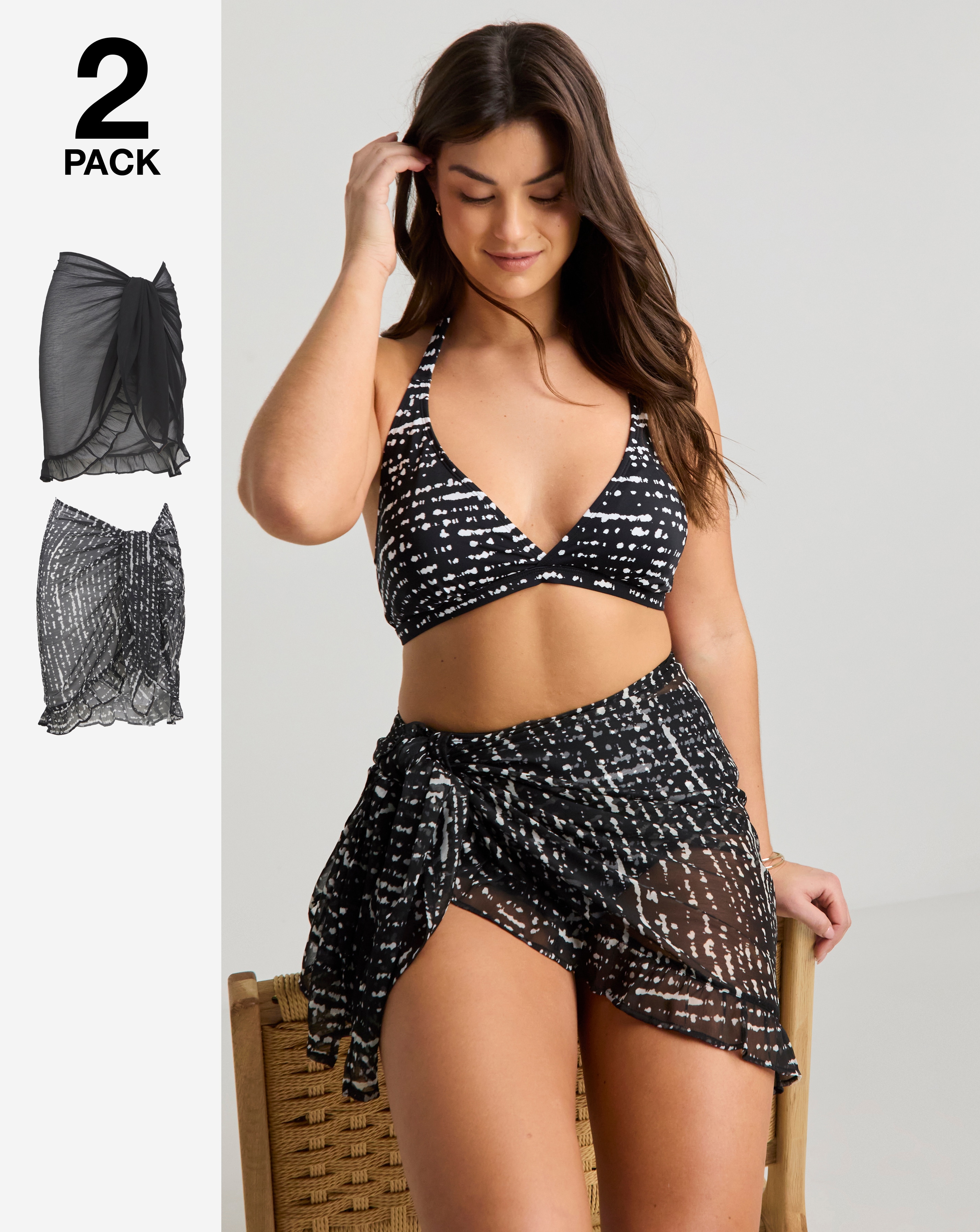 Value 2 Pack Beach Sarongs