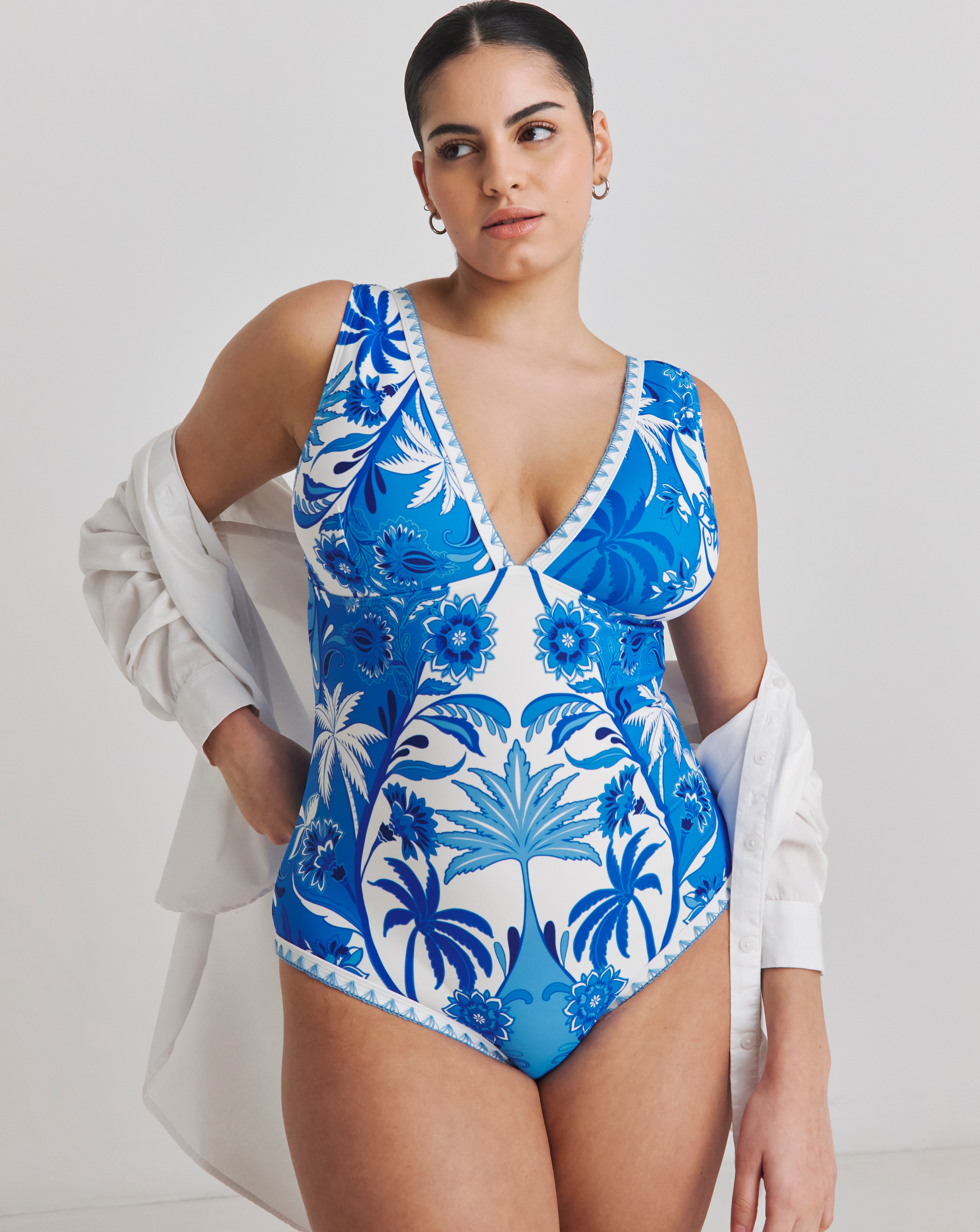 Figleaves Frida Plunge Swimsuit