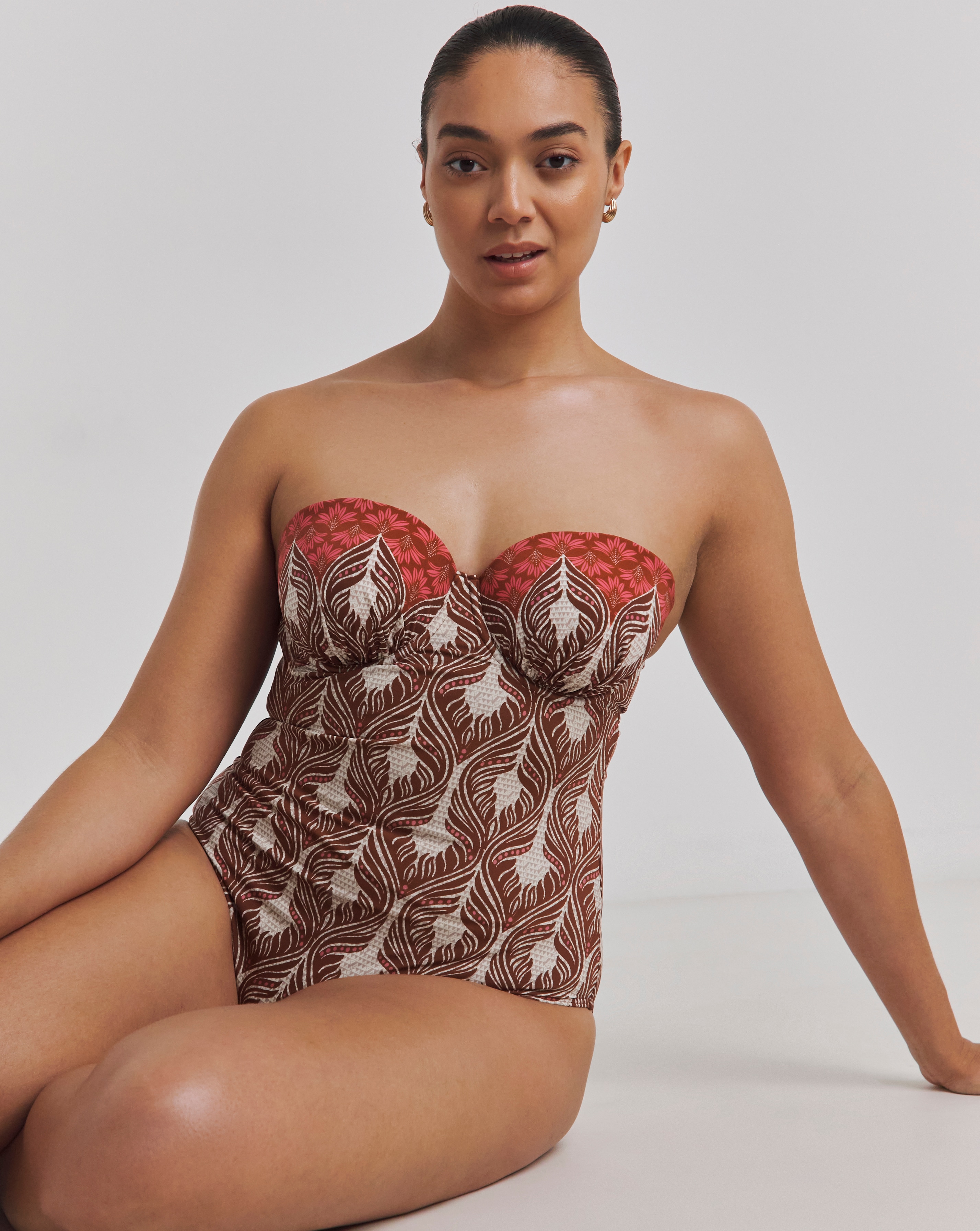 Underwired Bandeau Swimsuit