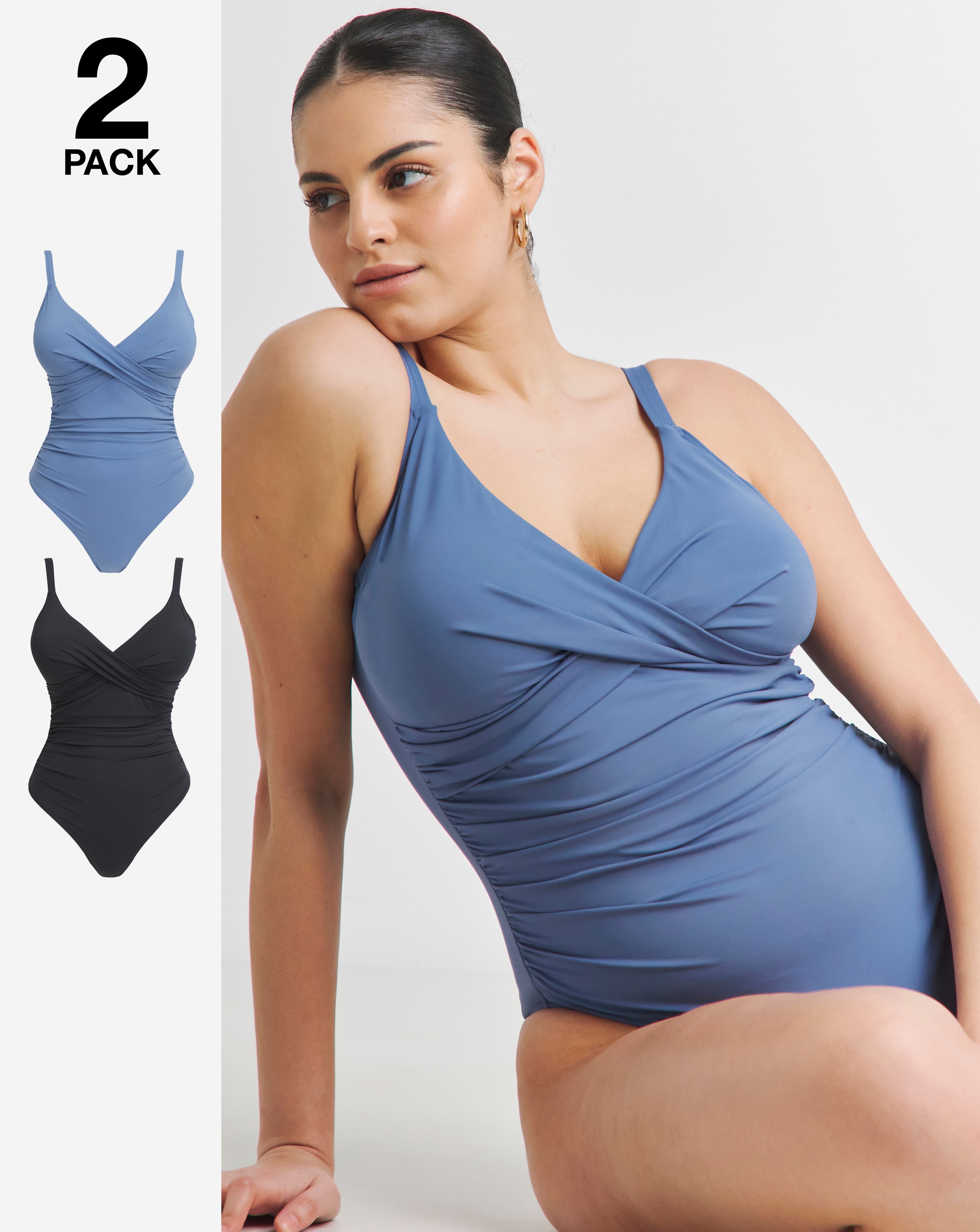 MAGISCULPT 2 Pack Plunge Swimsuits