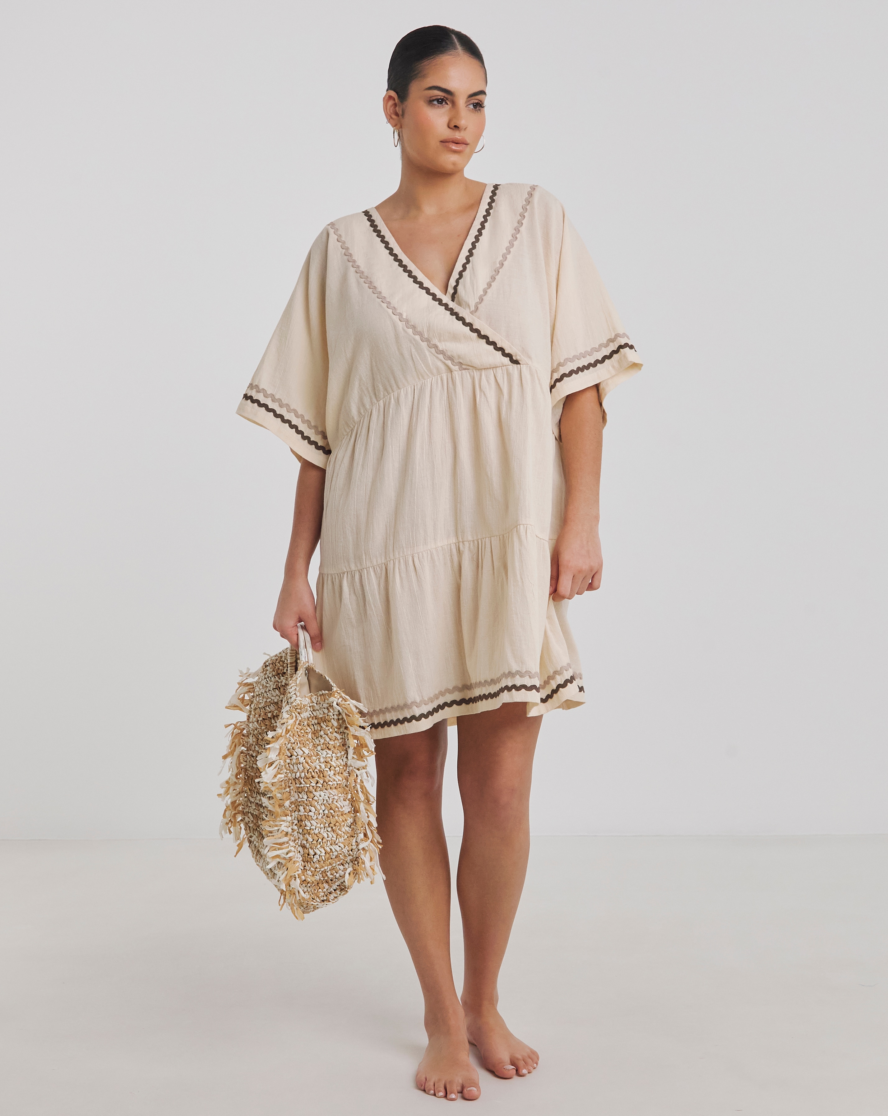 Beach to Ric Rac Mini Dress