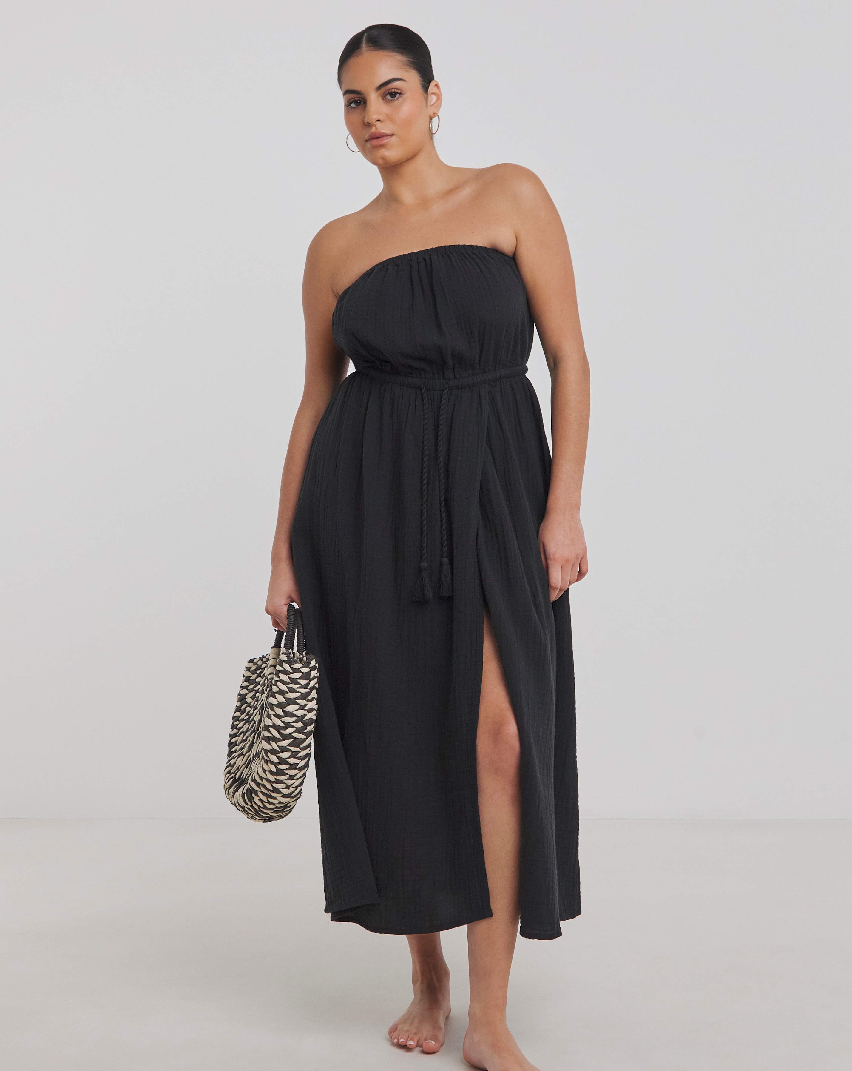 Beach to Sleeveless Dress