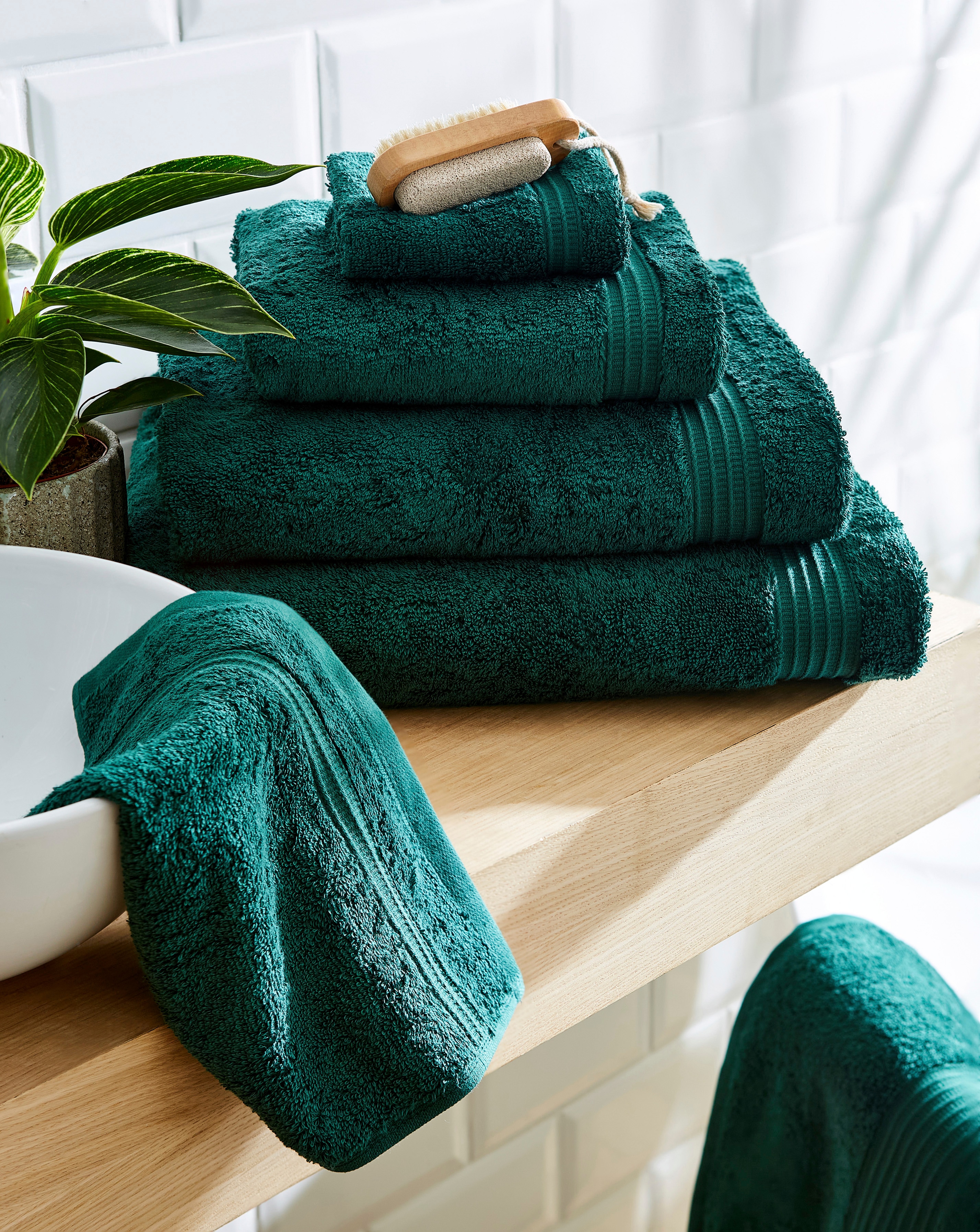 Egyptian Cotton 600gsm Towel Green