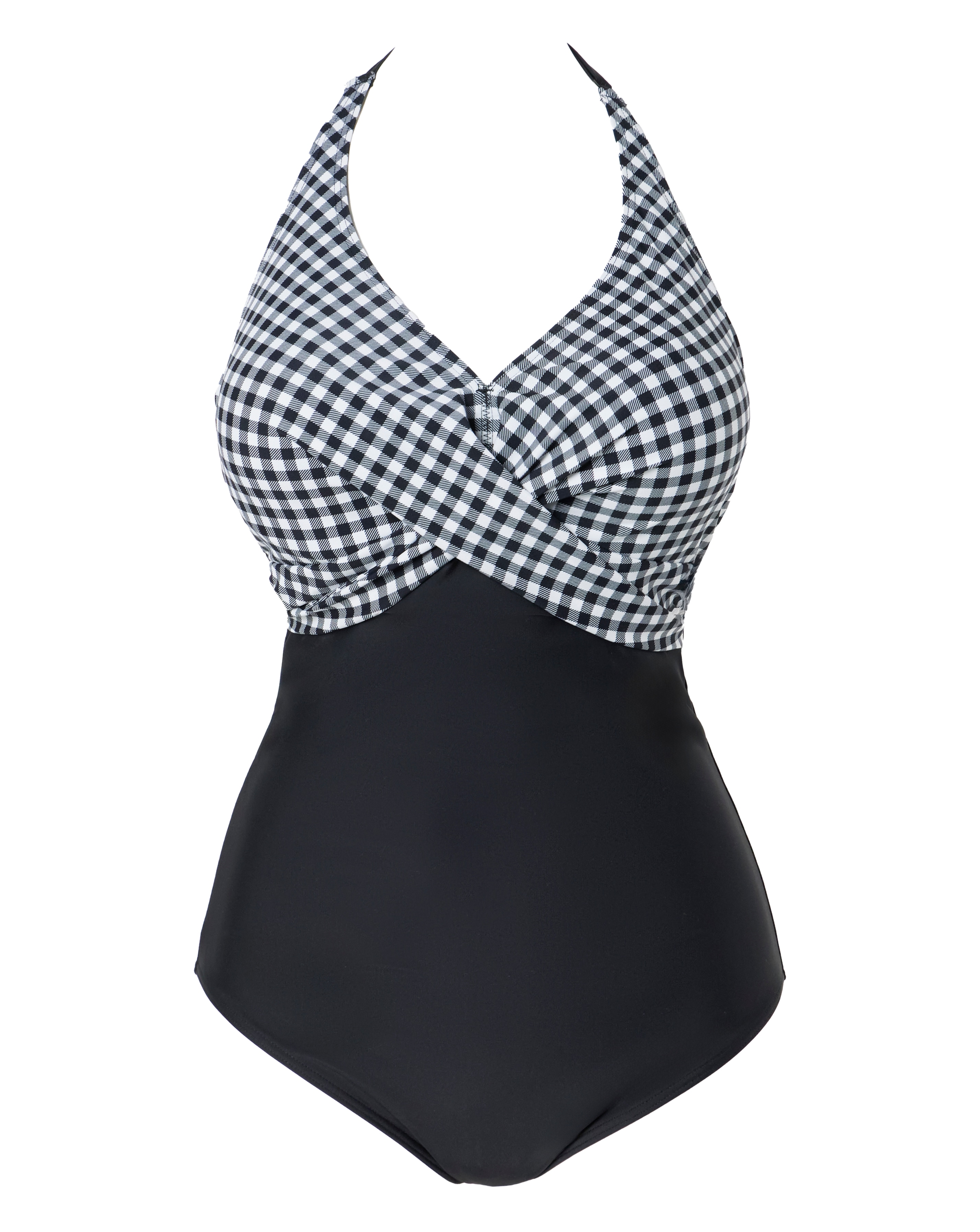 Figleaves Tailor Twist Front Swimsuit