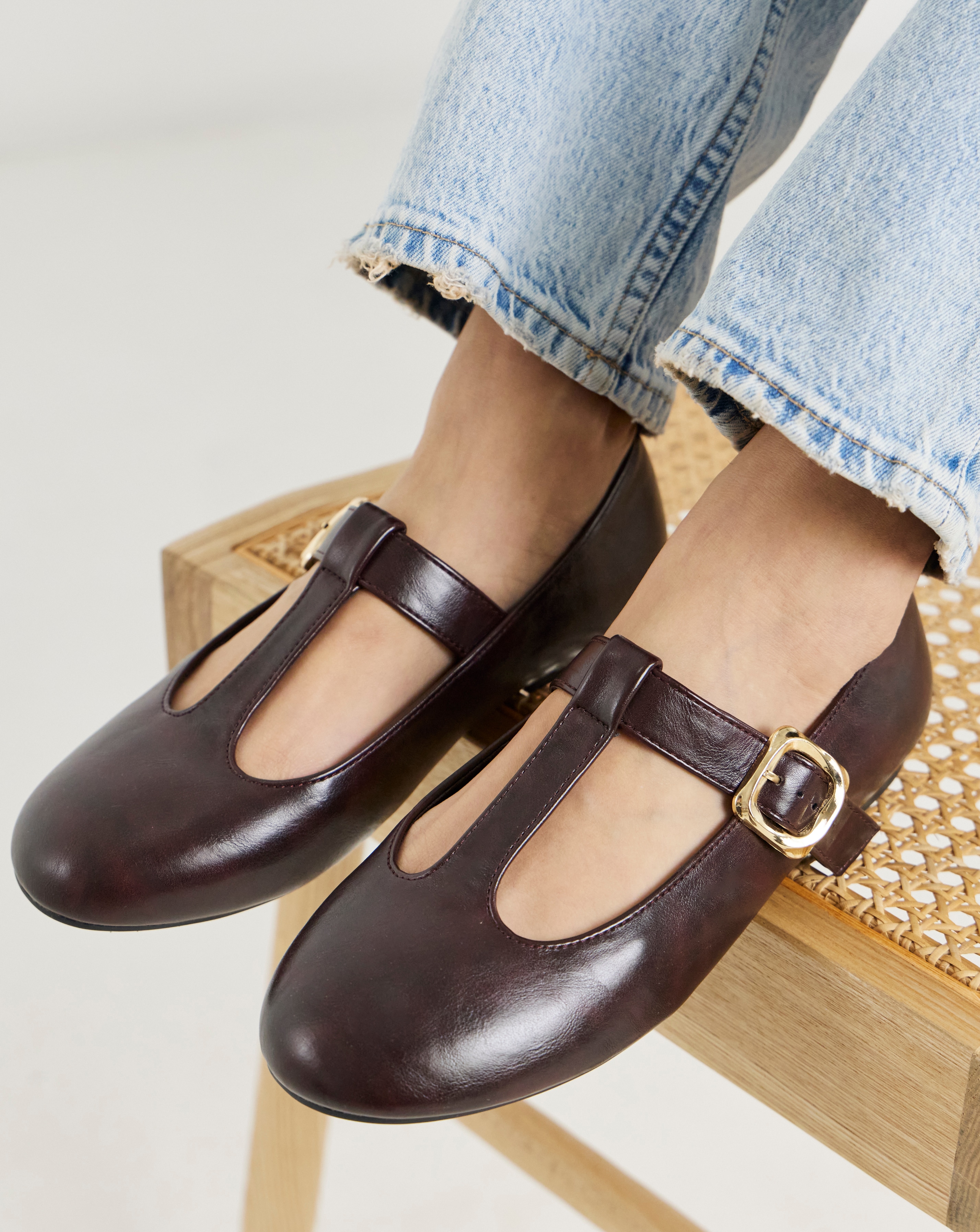 New In - T Bar Mary Janes Extra Wide Fit