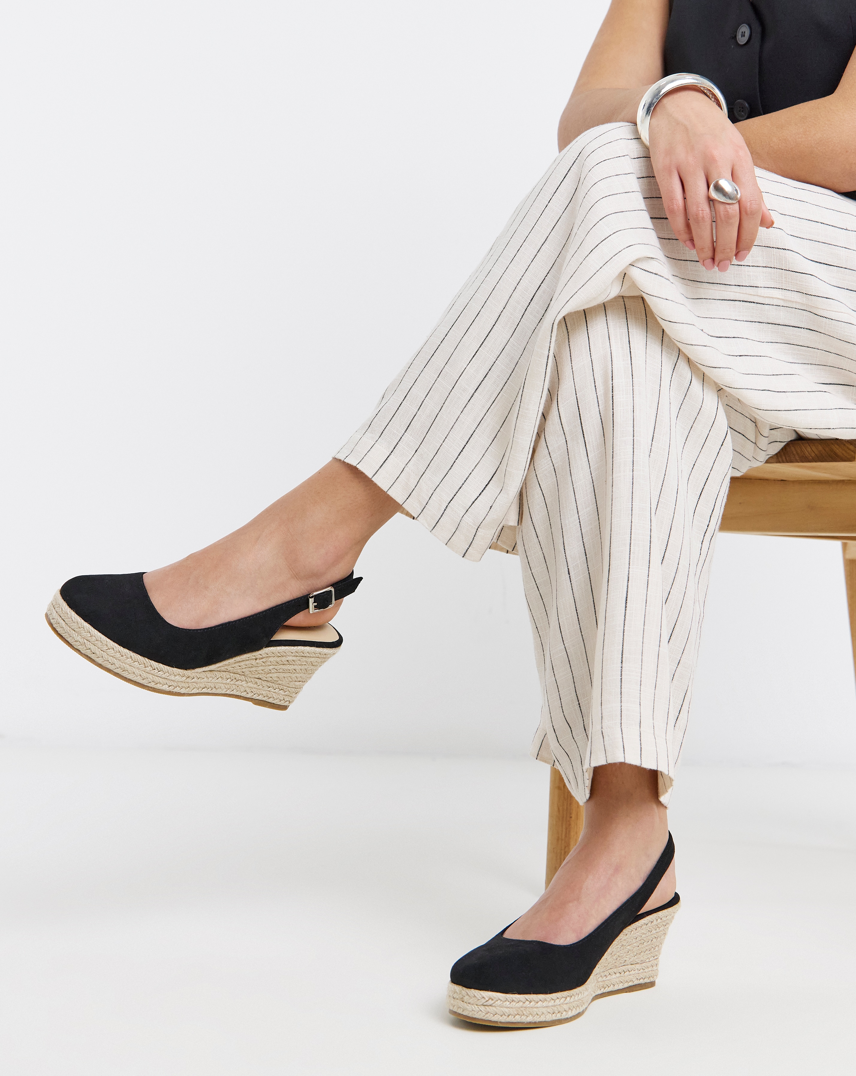 Espadrille Slingback Extra Wide Fit