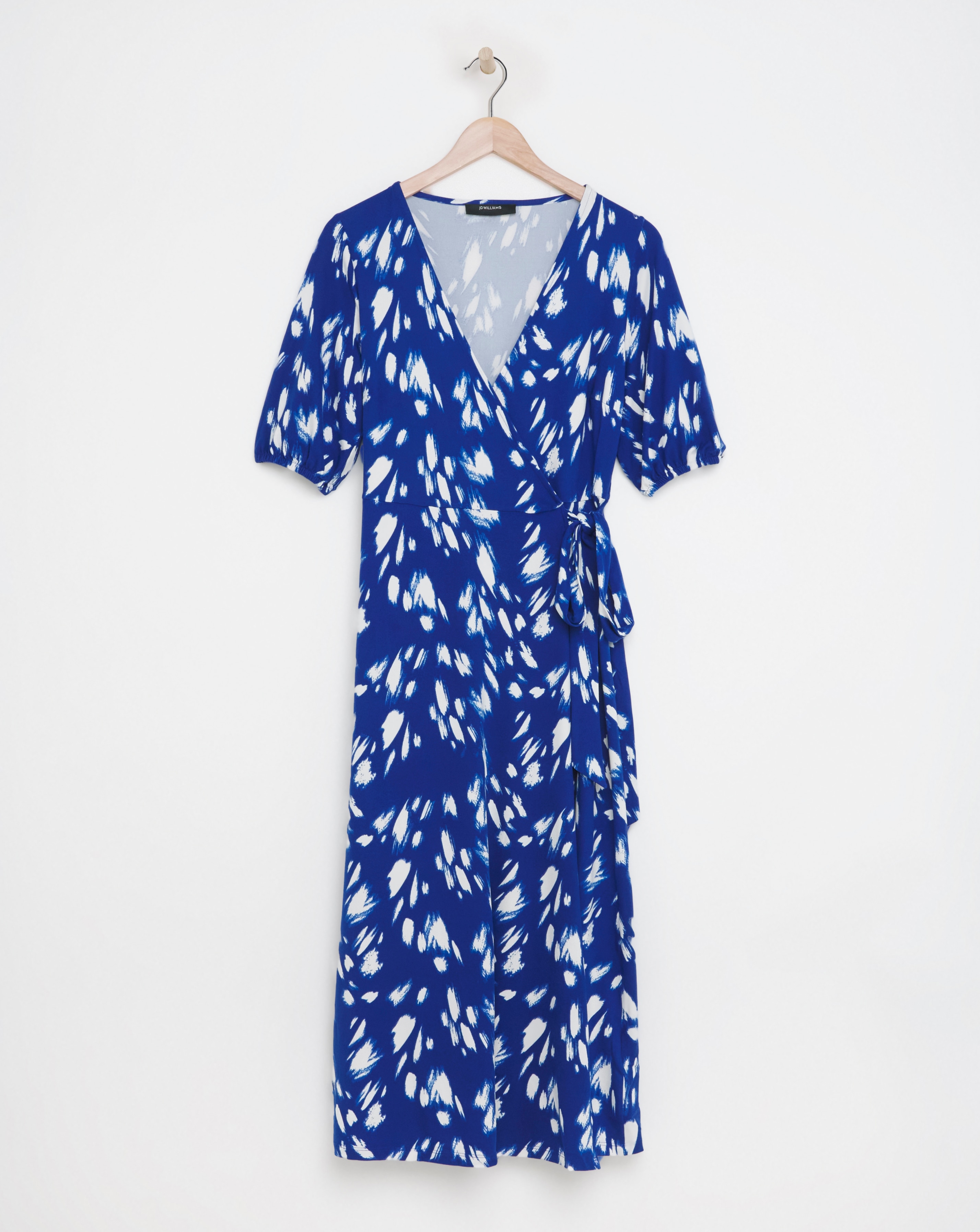 Soft Touch Jersey Wrap Midi Dress