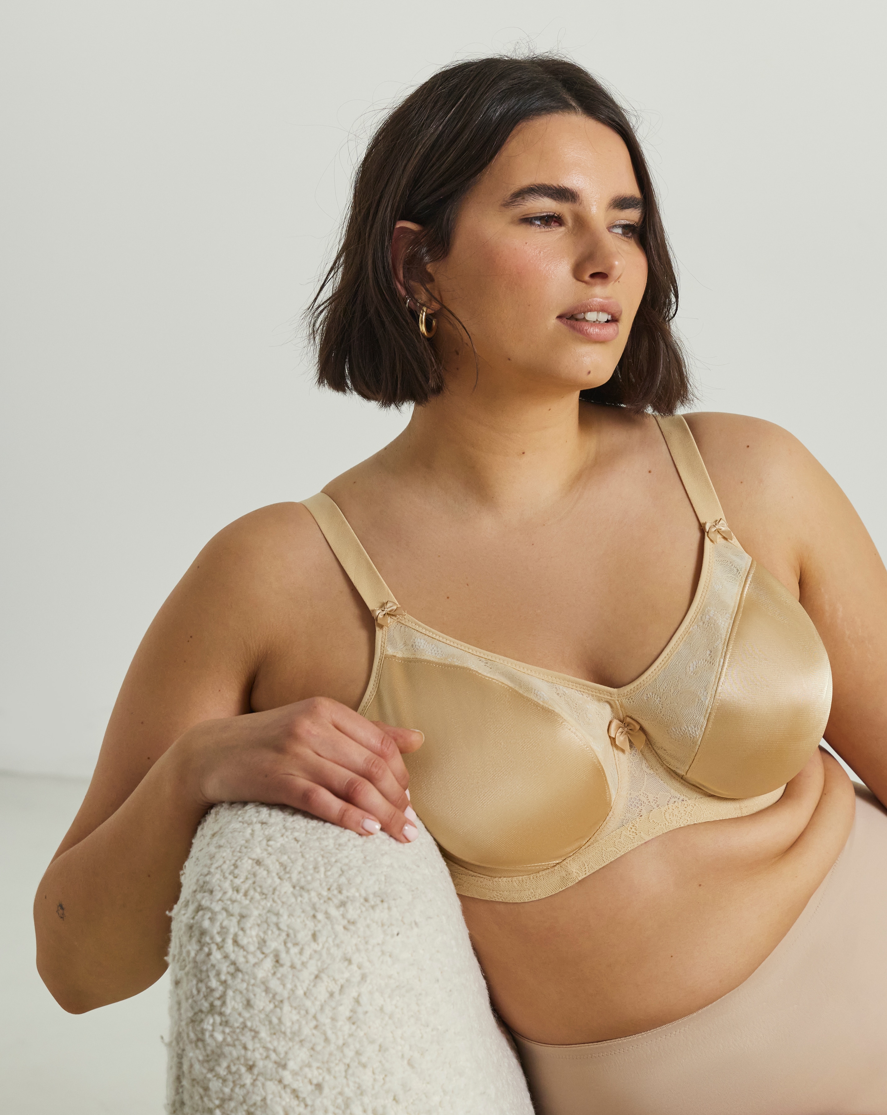 Goddess Yvette Moulded Cup Bra Nude