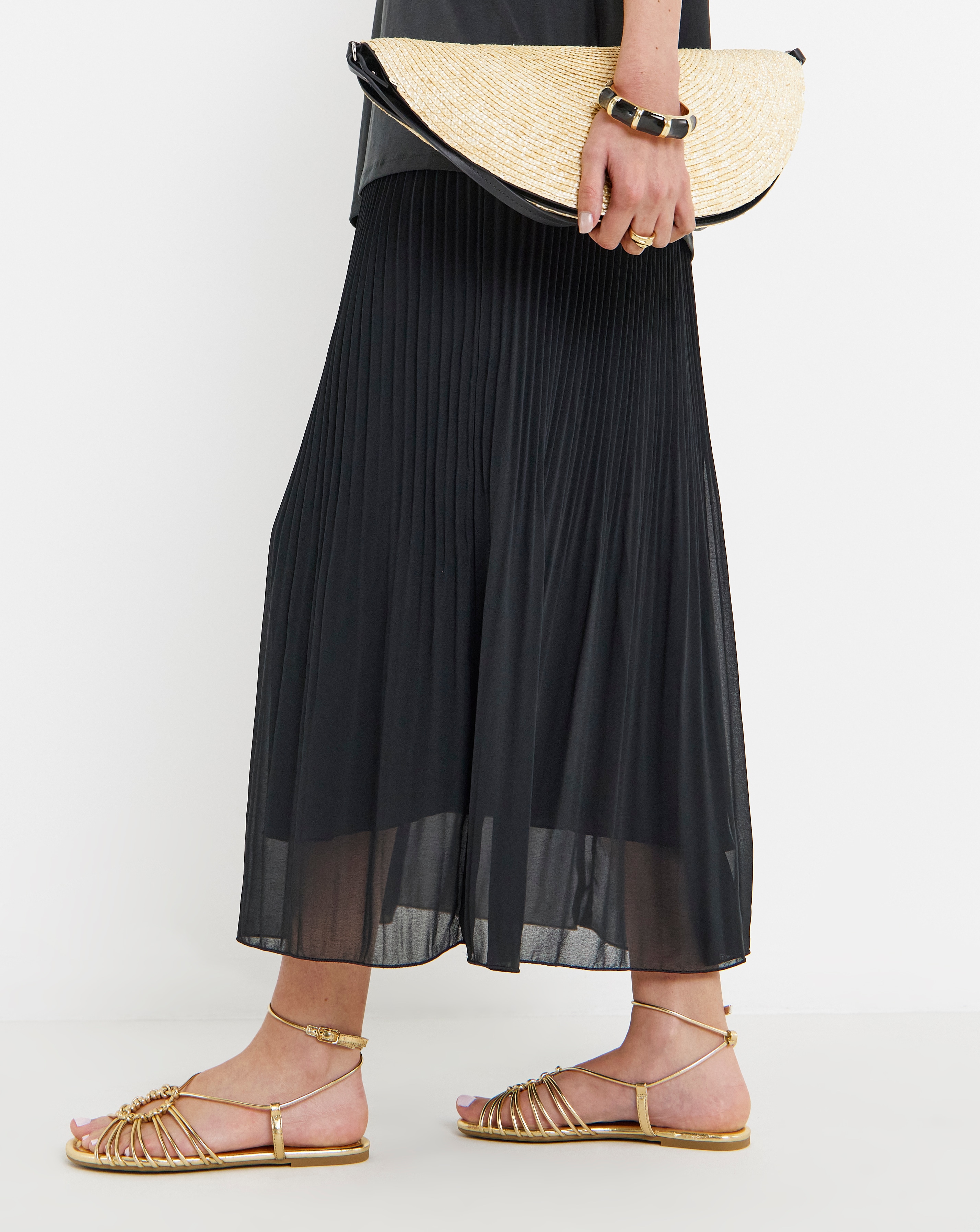 Tubular Woven Sandals Extra Wide