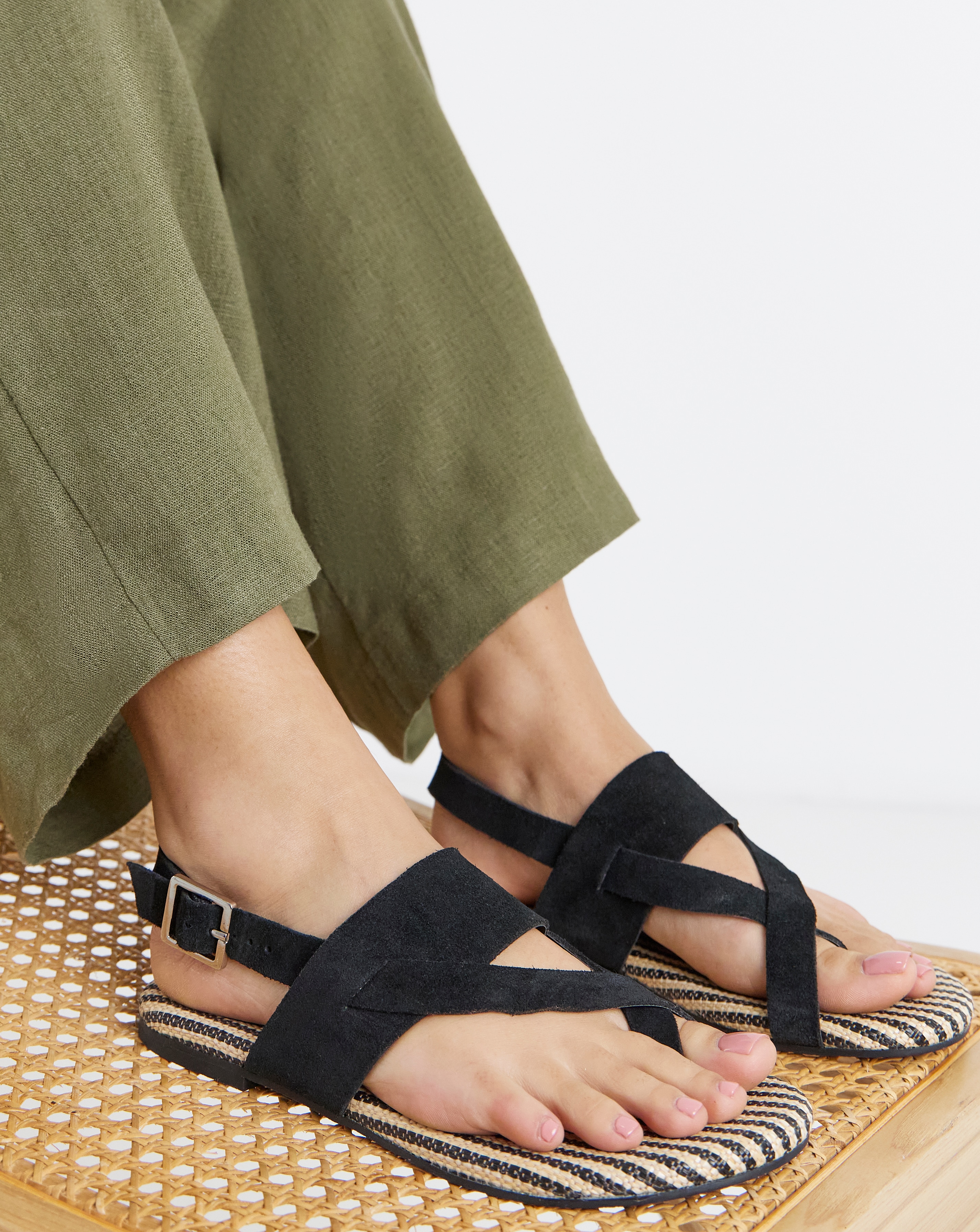Toe Post Sandals Extra Wide Fit