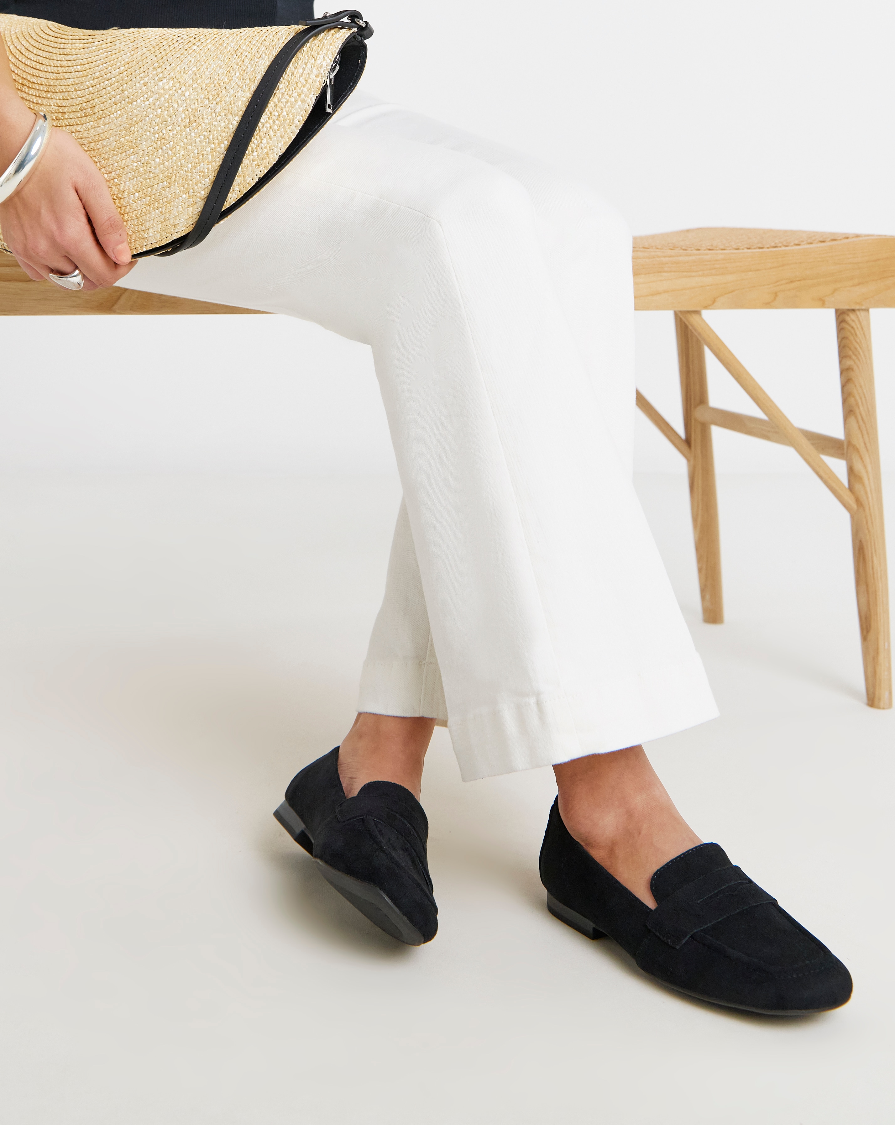 Soft Square Toe Loafer Wide