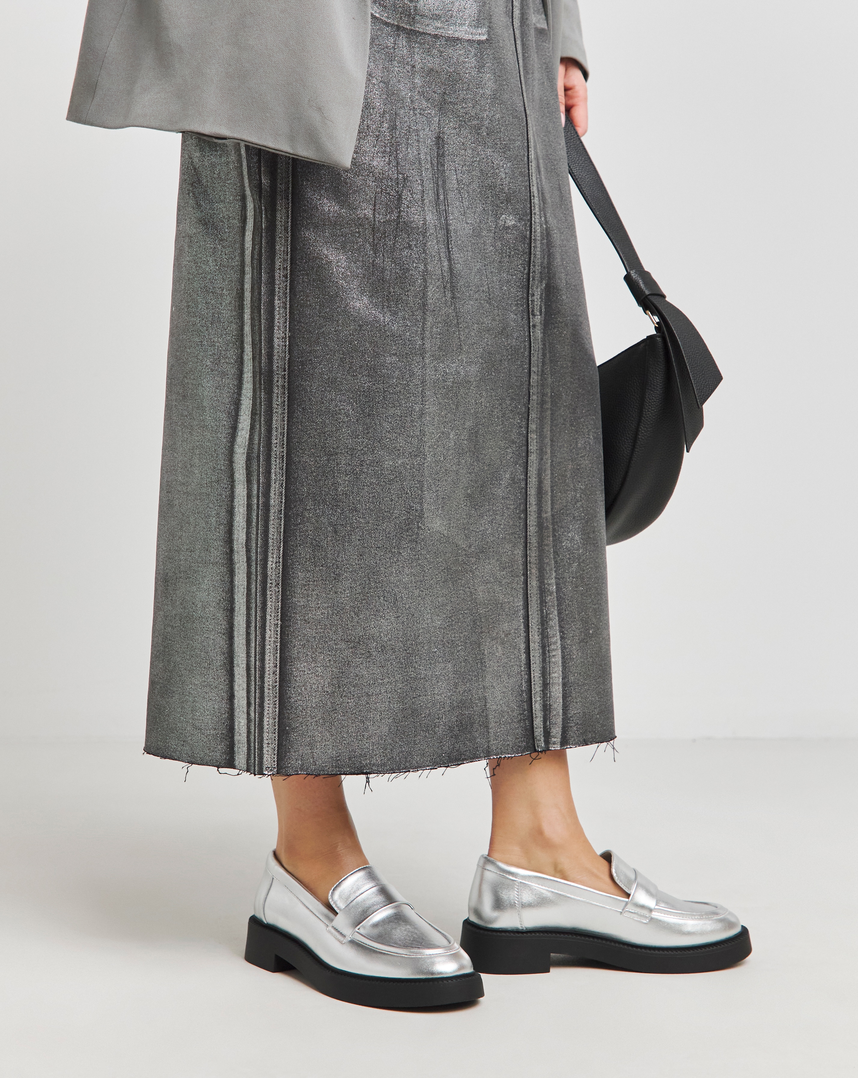 Plain Chunky Loafer Wide