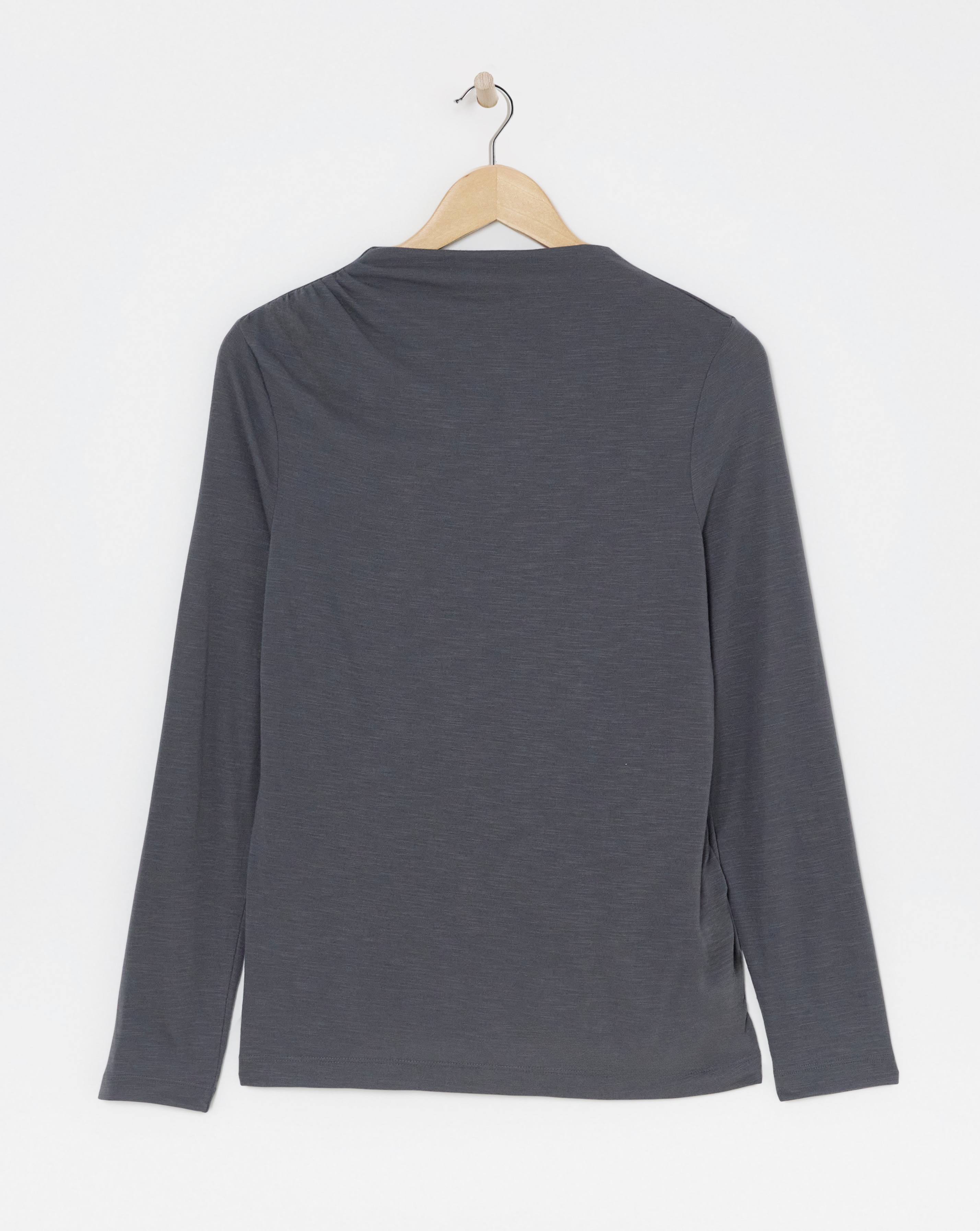 Anthology Drape Neck Long Sleeve Top