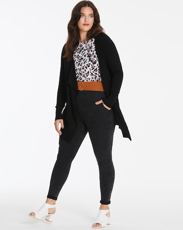 Black Waterfall Cardigan