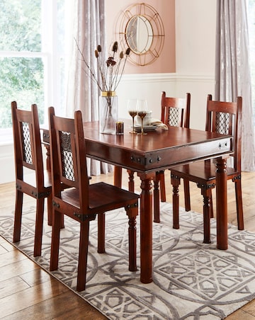 Jaipur Acacia Pair of Dining Chairs