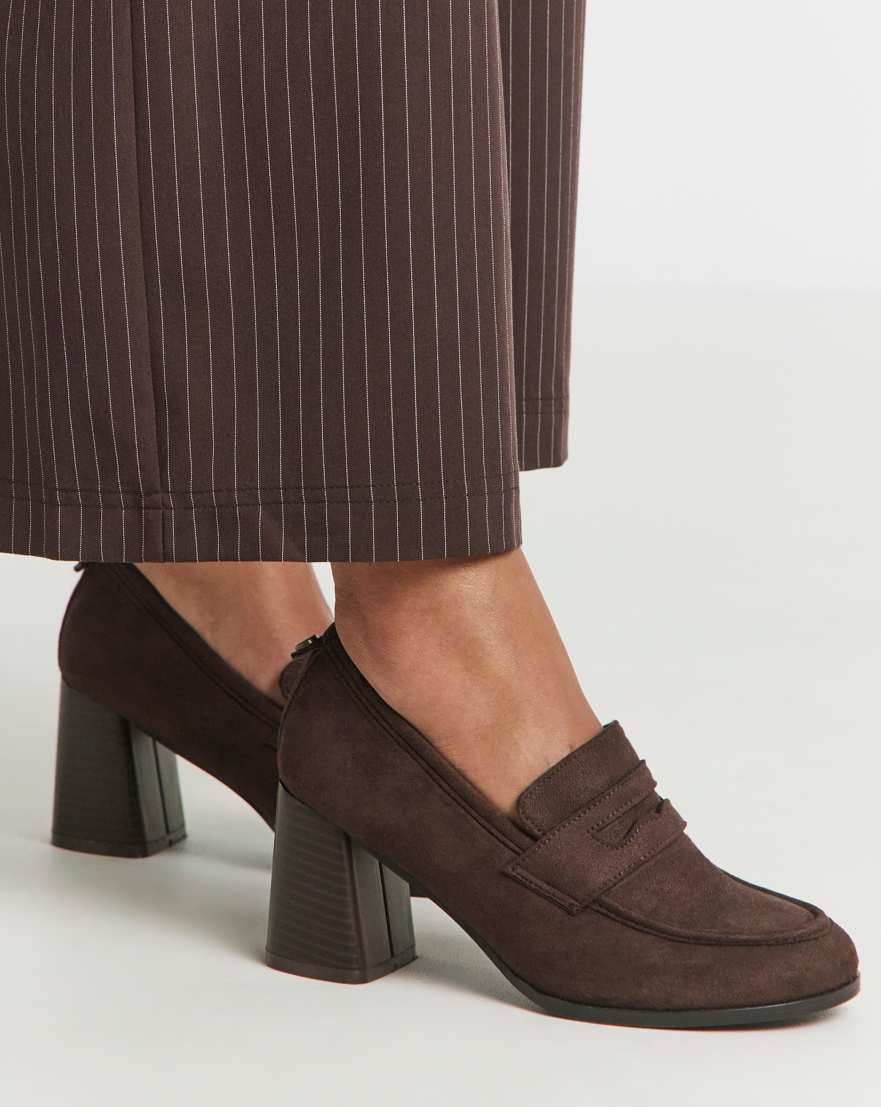 Vintage Loafer Platform Heel Wide