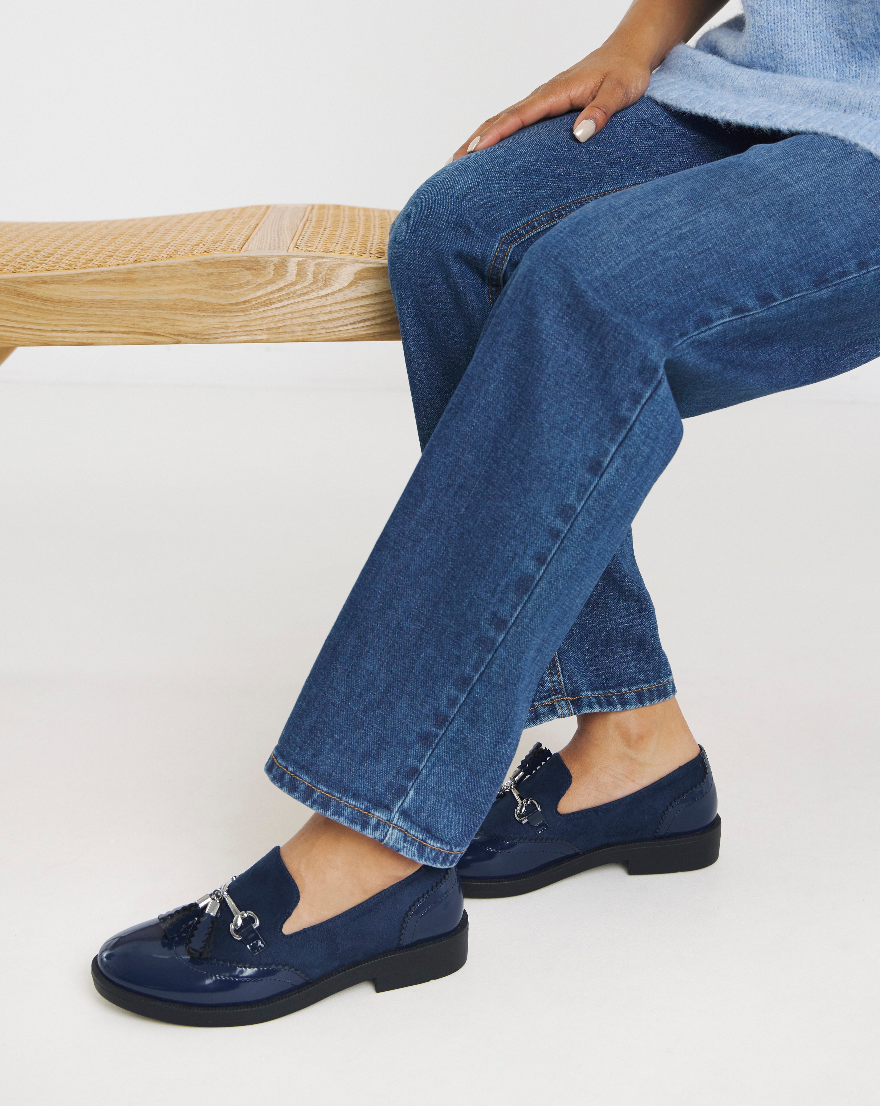 Brogue Tassle Loafer Wide