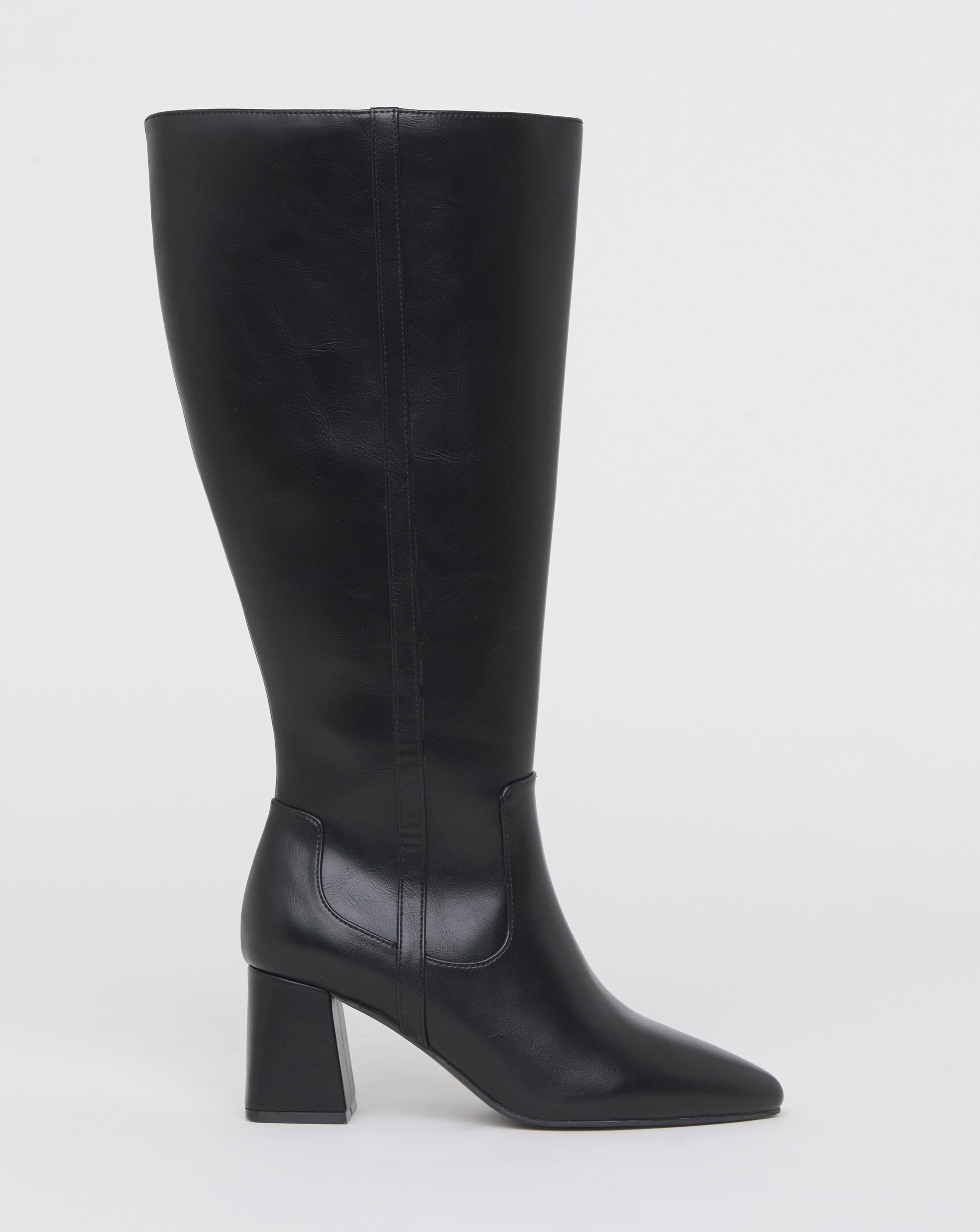 Point Knee High Boots Ex Wide SC