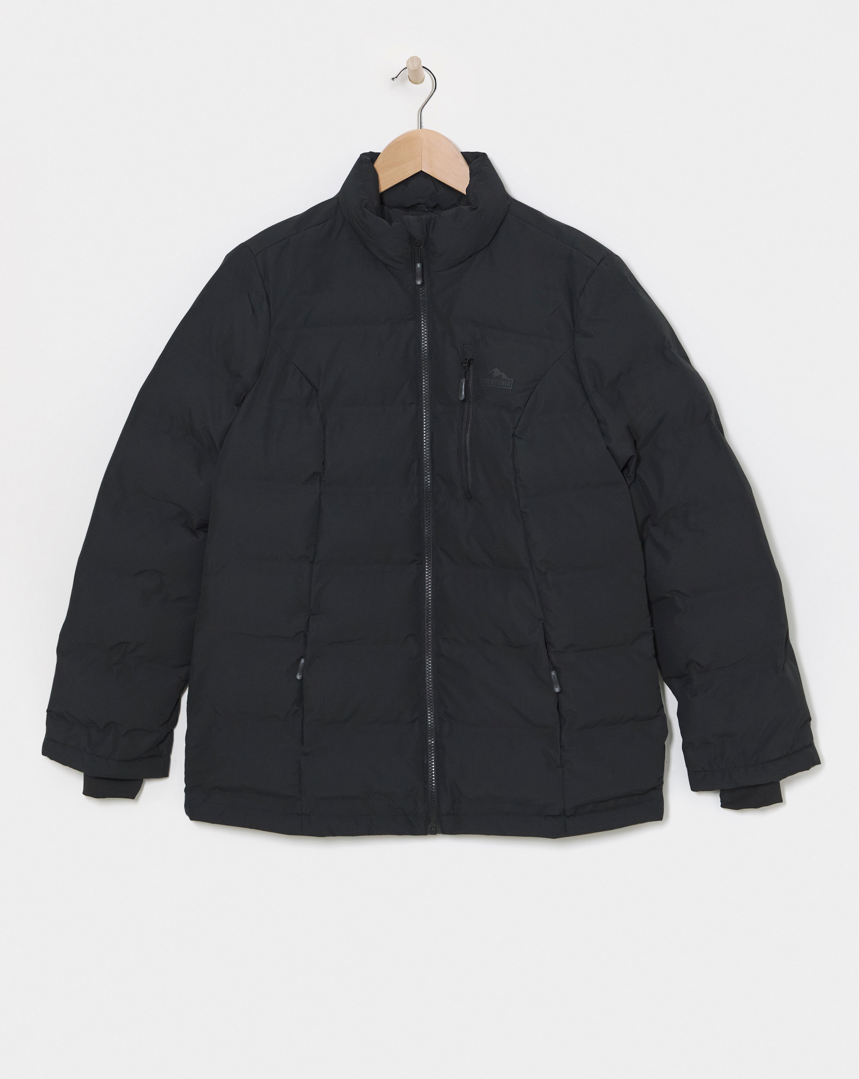 Snowdonia Black Showerproof Short Coat