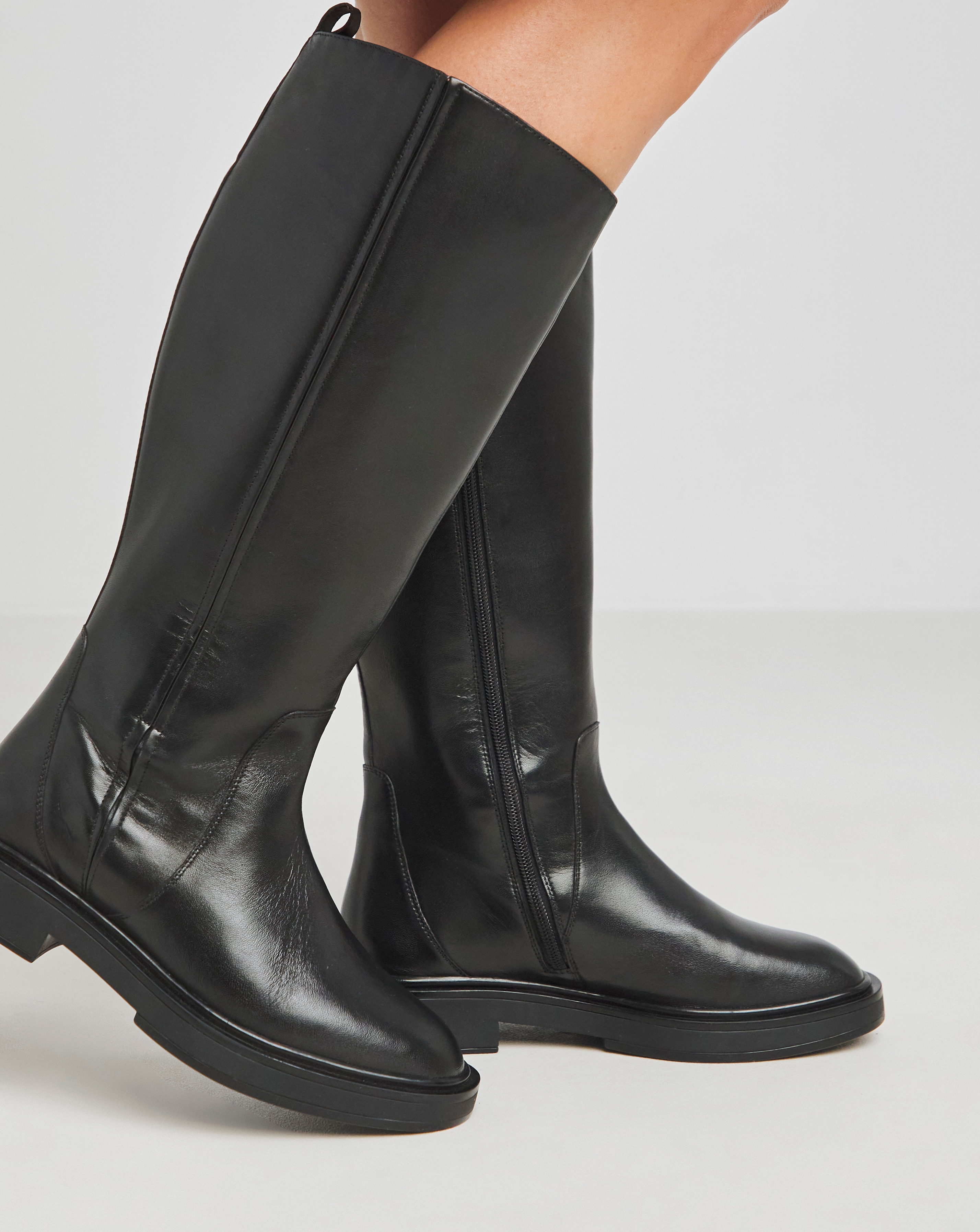 Knee High Flat Stretch Boots Wide SC