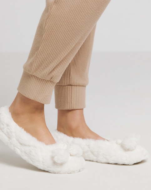 Pom Ballerina Slipper Extra Wide