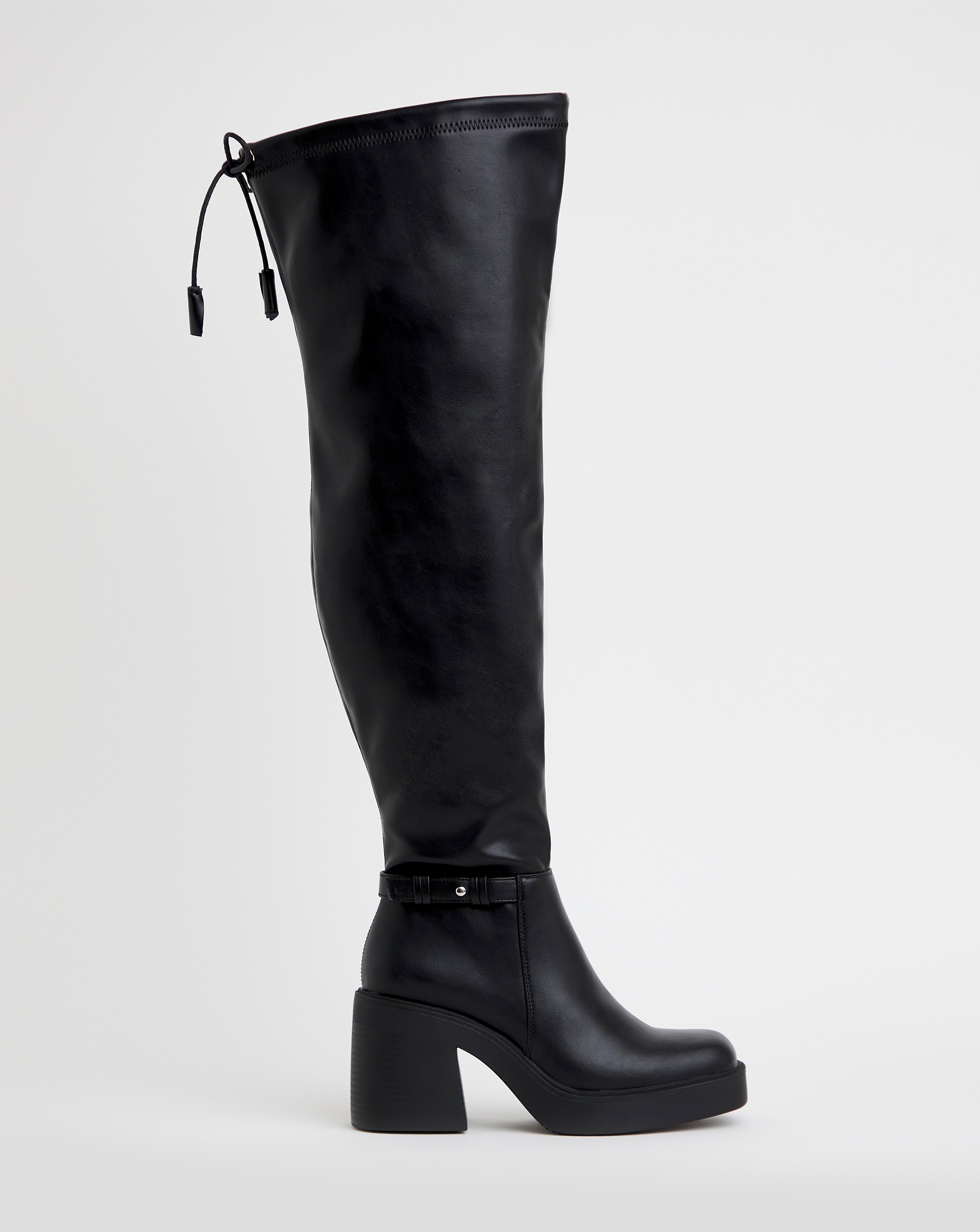 Over Knee Platform Heeled Boot Ex W SCP