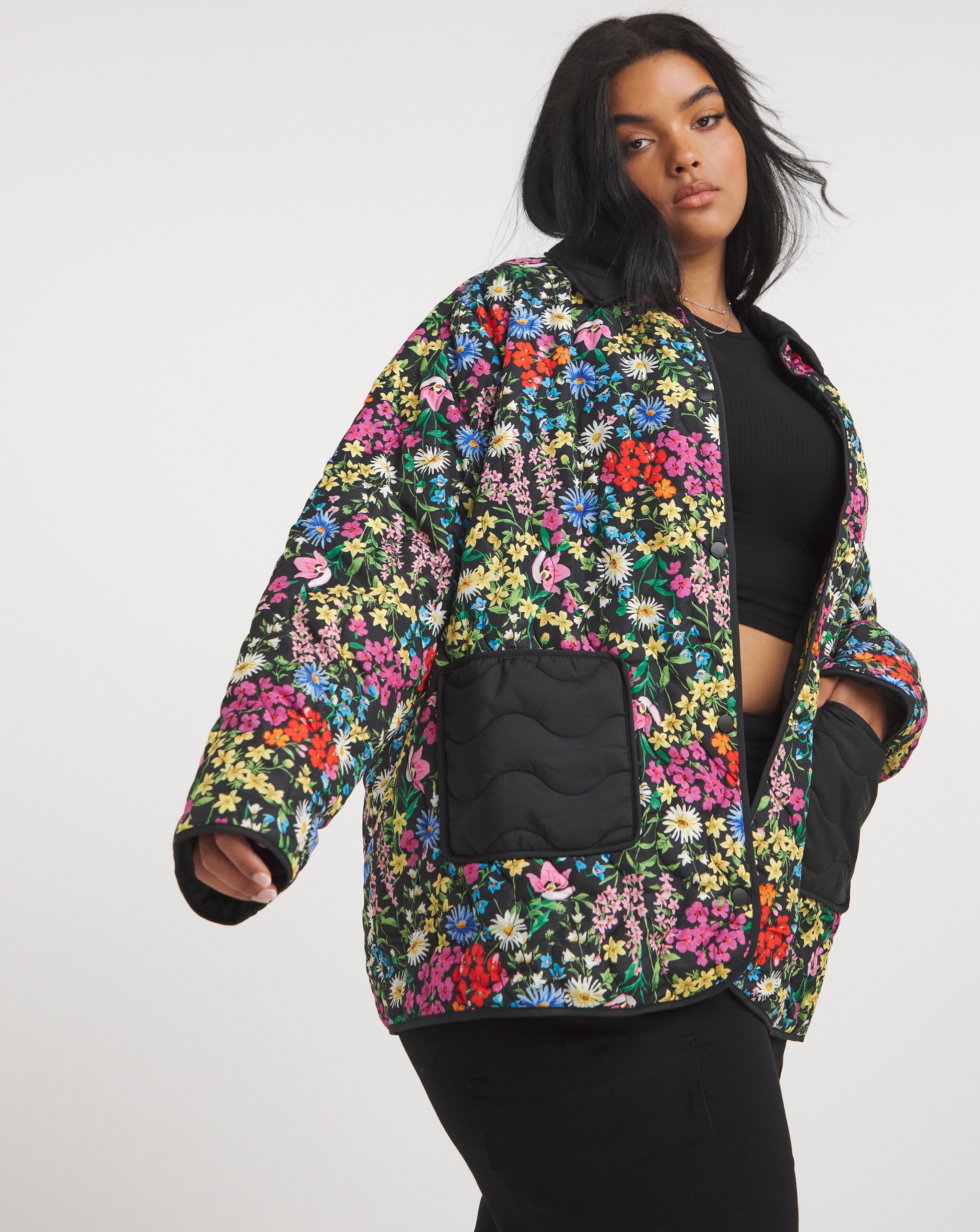 Nobody's Child Mix Print Rena Jacket