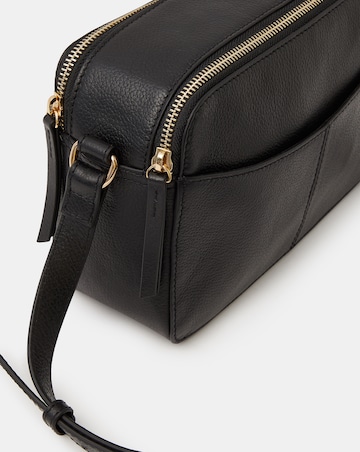 Accessorize Double Zip Leather Camera Bag