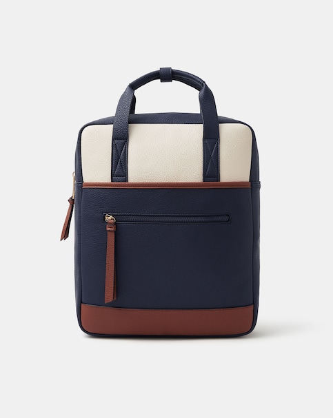 Accessorize Faux Leather Backpack
