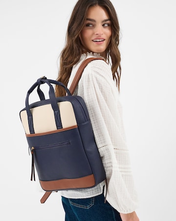 Accessorize Faux Leather Backpack