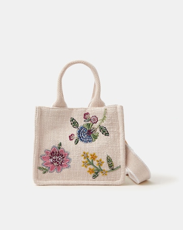 Accessorize Mini Floral Embellished Handbag