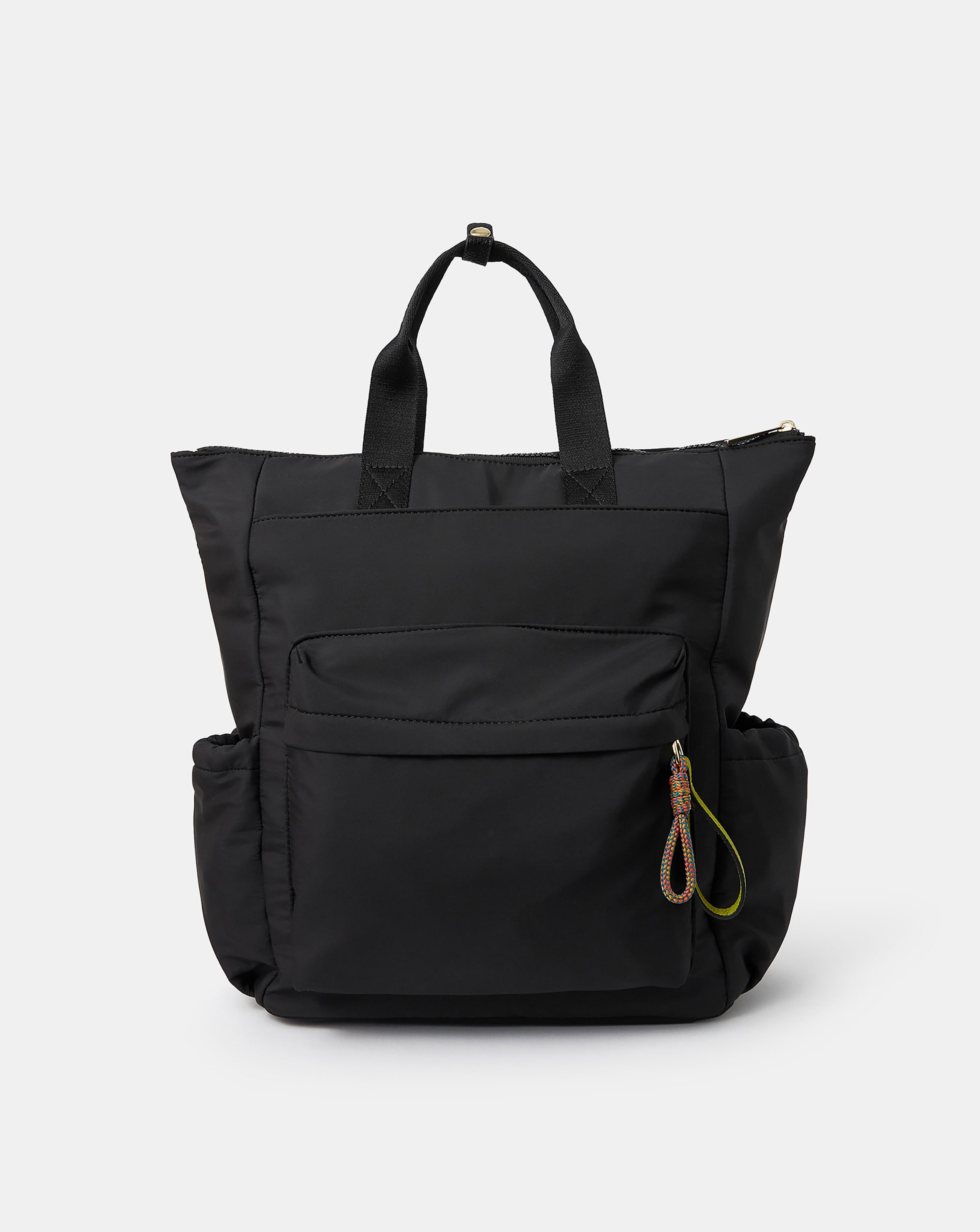 New In - Accessorize Nylon Top Handle Backpack