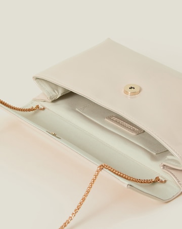 Accessorize Patent Fold-Over Clutch Bag
