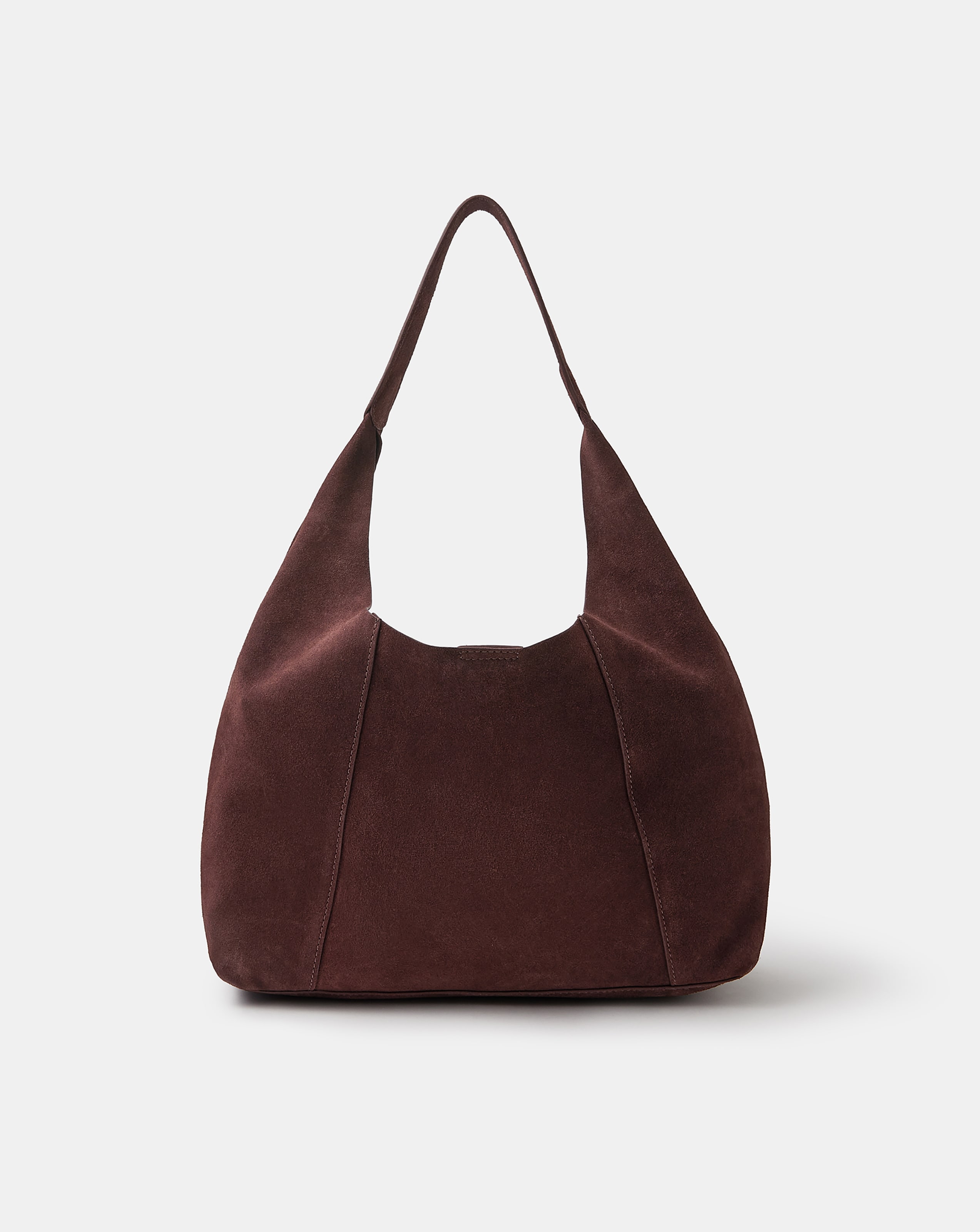 New In - Accessorize Slouchy Suede Shoulder Bag