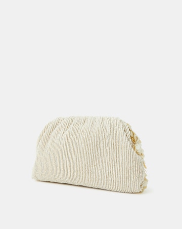 Accessorize Pearl  Embellished Clutch Bag