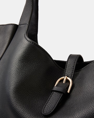 Accessorize Buckle Tab Leather Shoulder Bag