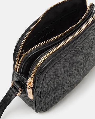 Accessorize Double Zip Crossbody Bag