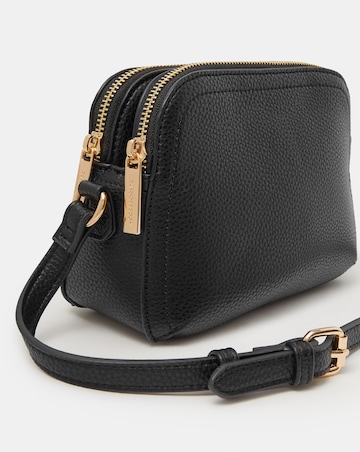 Accessorize Double Zip Crossbody Bag