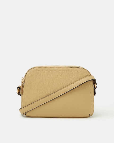 Accessorize Double Zip Crossbody Bag