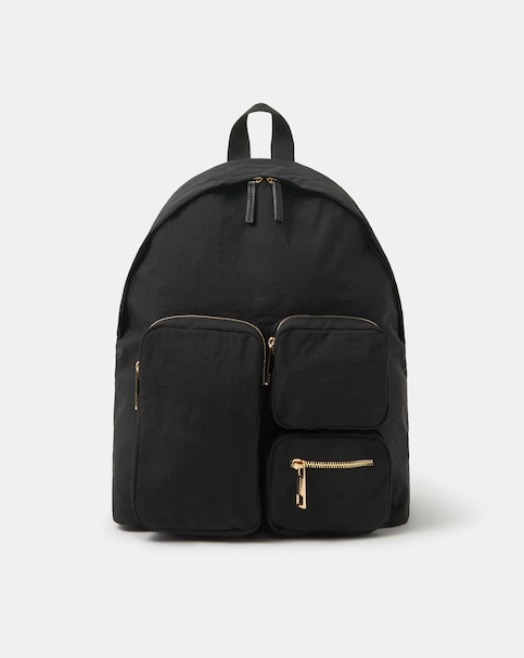 Accessorize Multi-Pocket Nylon Backpack