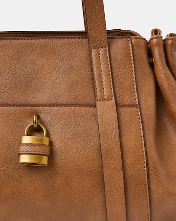 Accessorize Padlock Ruched Shoulder Bag