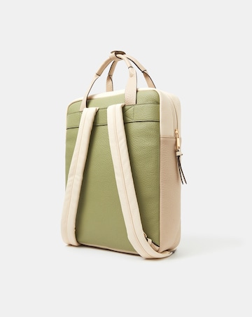 Accessorize Faux Leather Backpack