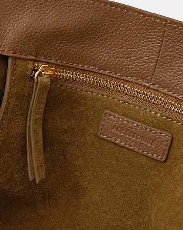 Accessorize Suede Buckle Tab Shoulder Bag