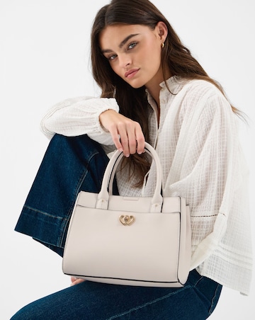 Accessorize Double Heart Crossbody Handbag