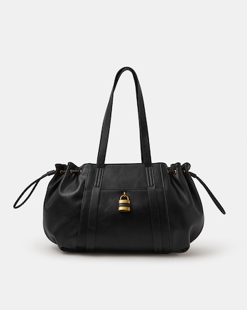 Accessorize Padlock Ruched Shoulder Bag