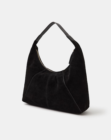 Accessorize Suede Shoulder Bag
