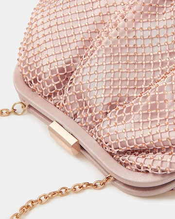 Accessorize Sequin Clip Frame Clutch Bag